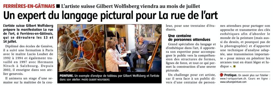 Ferrières en Gatinais - Article de presse L'Artquarium