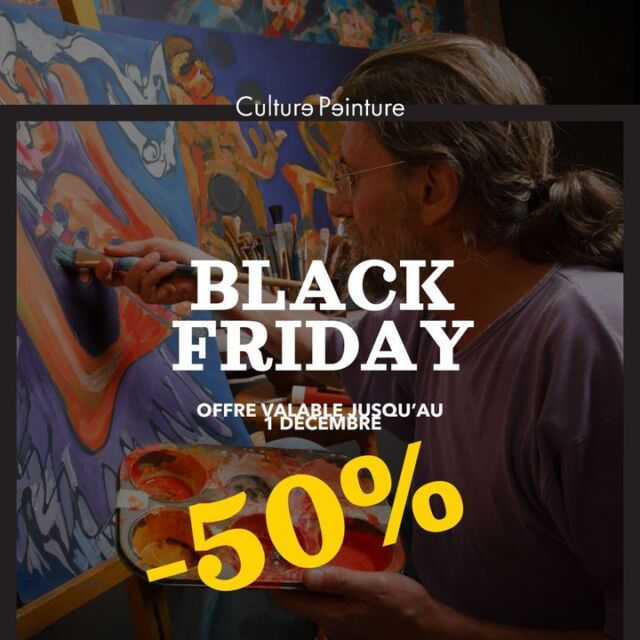 🎨 Black Friday - Des offres exceptionnelles pour libérer votre créativité ! 🖌️

Passionné(e) de peinture ? C’est le moment de faire un grand pas dans votre parcours artistique ! À l’occasion du Black Friday, nous avons préparé des offres exclusives pour transformer votre compréhension et votre pratique de la peinture. 🌟

Depuis son lancement, notre formation Culture Peinture a déjà guidé plus de 1500 artistes et amateurs à travers les secrets du langage pictural. Cette année, nous voulons aller encore plus loin en rendant cet apprentissage accessible à tous avec des remises inédites :

🌟 Offre 1 : Formation Culture Peinture - Les 6 principes fondamentaux du langage pictural
➡️ 197€ au lieu de 397€ (-50 %)
Maîtrisez des bases solides et des techniques avancées qui révolutionneront votre approche de la peinture.

🌟 Offre 2 : Pack exclusif Culture Peinture + 3 conférences sur des légendes de la peinture contemporaine
➡️ 247€ au lieu de 547€ (-55 %)
Plongez dans les univers de :
🎨 Mark Rothko : Les tensions et l’ambiguïté spatiale
🖌️ Nicolas de Staël : La recherche de nouvelles harmonies
✨ Joan Mitchell : La quête d’un langage personnel

💡 Ne ratez pas ces offres disponibles uniquement jusqu’au 1er décembre à minuit.

👉 Cliquez sur le lien ci-dessous pour découvrir ces opportunités inédites et faire de ce Black Friday un tremplin pour votre évolution artistique. 
https://bit.ly/3Oy5EYM 

📢 Faites de votre passion pour la peinture un véritable art de vivre !

#CulturePeinture #BlackFriday #FormationPeinture #ArtContemporain #PassionPeinture