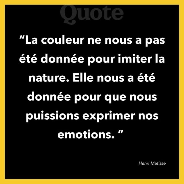 Pour Matisse, la couleur va bien au-delà d'une simple reproduction de ce que l'œil voit. Animé par le désir de libérer l'expression artistique des contraintes du réalisme, il a fait de la couleur un langage à part entière, capable de traduire l'âme et les sentiments les plus profonds. Inspiré par son vécu et par une volonté de capturer l'émotion brute, il a voulu offrir aux artistes un moyen de révéler leur monde intérieur, transformant chaque nuance en une véritable vibration émotionnelle.

Et vous, qu'est-ce qui vous inspire dans cette vision ? Comment percevez-vous le pouvoir de la couleur dans l'art ?

👉 Commentez et abonnez-vous pour plus d'inspiration artistique !

#CulturePeinture #Matisse #ArtEtCouleur #ExpressionArtistique #InspirationArt