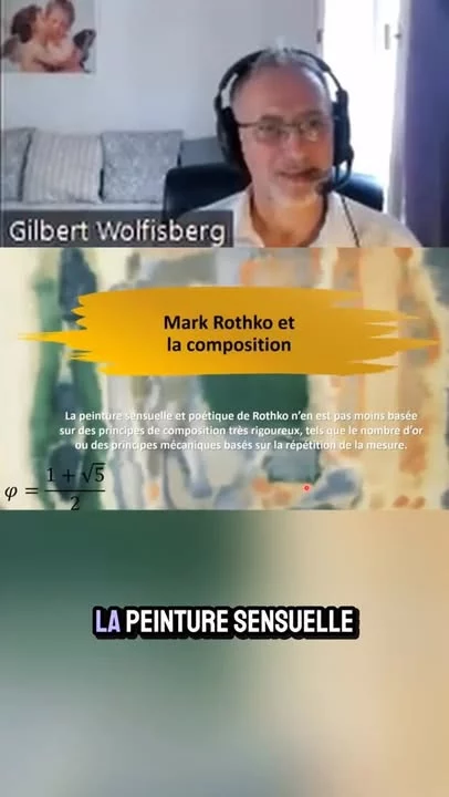 Mark Rothko's poetry and structure: in this brief analysis of one of Rothko's works, we see that behind the poetry and sensuality of his painting, there is a reflection on composition, notably using the golden ratio and geometry.