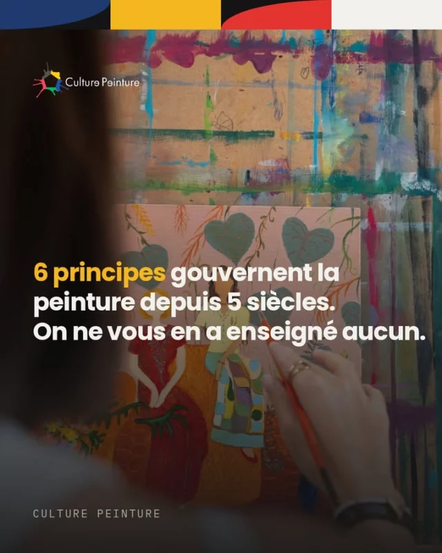 Six principes gouvernent la peinture depuis cinq siècles. On ne vous en a enseigné aucun.
L'éducation du regard. L'harmonie des formes. L'organisation des contrastes. Le modelé et les aplats modulés. La composition. La profondeur.
Ces six principes structurent aussi bien un Vermeer qu'un Rothko. Ils ne s'apprennent presque nulle part — pourtant, ce sont eux qui font qu'une toile tient debout ou s'effondre.
Nous les enseignons un par un, à Genève et en ligne, depuis plus de vingt ans.
Les 6 principes, expliqués un par un dans notre masterclass gratuite — lien en bio.
#peinture #languagepictural #apprendreapeindre #culturepeinture #geneve