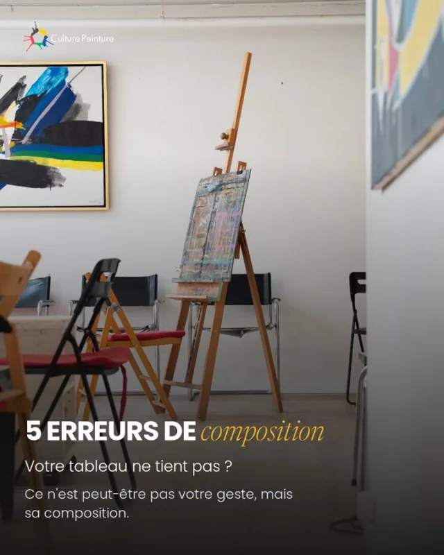 Votre tableau ne tient pas ? Ce n'est peut-être pas votre geste, mais sa composition.

Sujet trop centré, horizon au milieu exact, accents isolés, symétrie appuyée, absence de lien entre les formes : cinq erreurs fréquentes, et cinq corrections simples.

Elles se règlent avant la première couche, pas après. Un croquis de valeurs de dix minutes révèle la plupart d'entre elles, quand la toile ne pardonne plus.

La composition est le premier chapitre de notre masterclass gratuite — lien en bio.
#composition #peinture #conseilpeinture #culturepeinture #geneve
