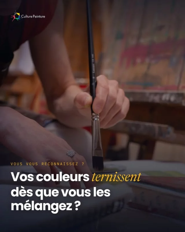 Vos couleurs ternissent dès que vous les mélangez ?
Voici pourquoi :
Au sortir du tube, une couleur est à son plus vif. Ajoutez du blanc, du gris ou une terre, et elle s'éteint. Désaturer, c'est choisir ce qui doit se taire pour que le reste parle.
Gardez la pleine intensité pour une ou deux couleurs. Les autres passent au second plan.
Retrouvez la formation maîtrisez la couleur sur culturepeinture.com — 6 heures de formation 
#couleur #peinture #culturepeinture
