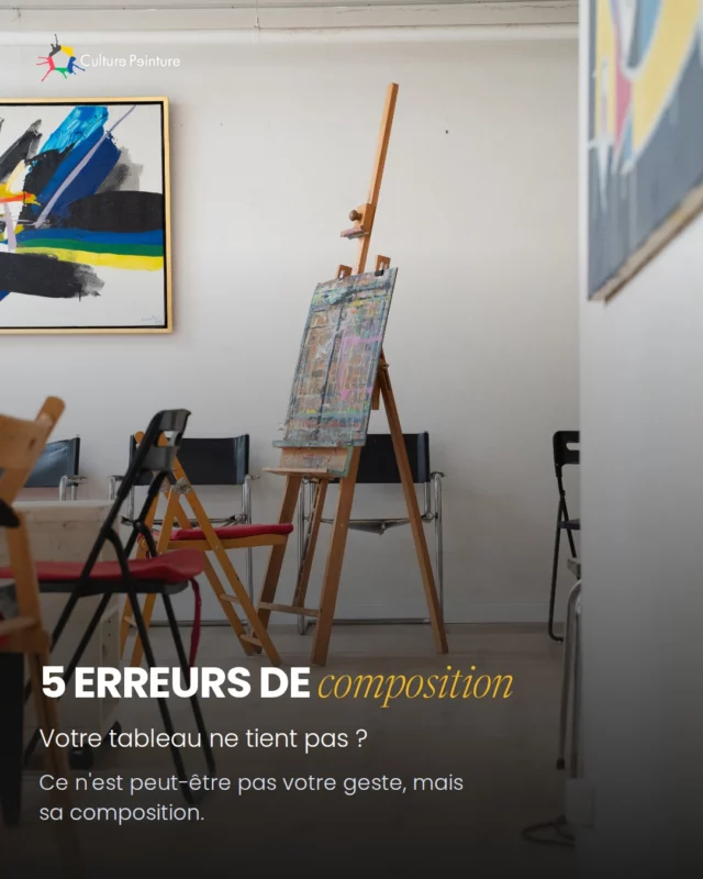 Votre tableau ne tient pas ? Ce n'est peut-être pas votre geste, mais sa composition.

Sujet trop centré, horizon au milieu exact, accents isolés, symétrie appuyée, absence de lien entre les formes : cinq erreurs fréquentes, et cinq corrections simples.

Elles se règlent avant la première couche, pas après. Un croquis de valeurs de dix minutes révèle la plupart d'entre elles, quand la toile ne pardonne plus.

La composition est le premier chapitre de notre masterclass gratuite — lien en bio.
#composition #peinture #conseilpeinture #culturepeinture #geneve