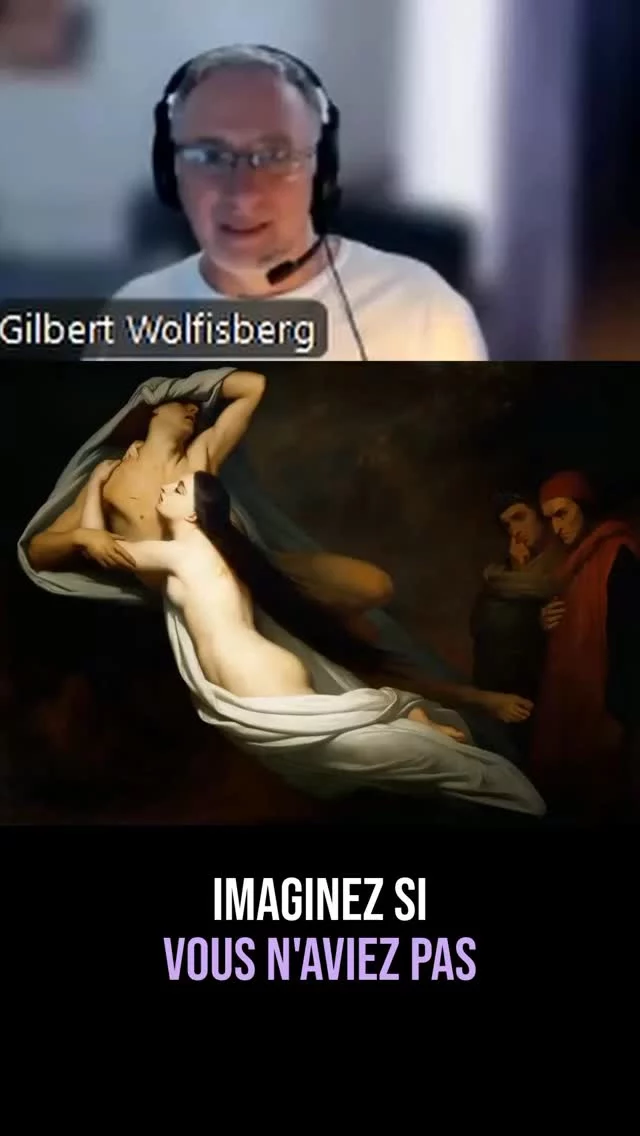 Ce tableau d’Ary Scheffer montre Dante et Virgile face à un couple plongé dans les enfers.

Mais ce qui m’intéresse ici, ce n’est pas seulement l’anecdote littéraire.

C’est tout ce qui se passe dans la peinture elle-même.

Regardez : il y a une grande oblique qui traverse la composition et qui crée une sensation de déséquilibre, presque d’instabilité.
Et ce déséquilibre est comme retenu, compensé, par la présence des deux personnages.

C’est ça qui est fascinant en peinture : au-delà du sujet, il y a tout un monde esthétique qui s’organise.
Des lignes, des masses, des tensions, des équilibres.

Autrement dit, la peinture a son propre alphabet.
Sa propre grammaire.

Et quand on commence à la voir, on ne regarde plus un tableau de la même manière.

Dites-moi si ce genre de vidéo vous plaît.
Et si vous avez envie d’aller plus loin, abonnez-vous à la chaîne ou allez voir culturepeinture.com. #culturepeinture #inspirationartistique #peinturemoderne