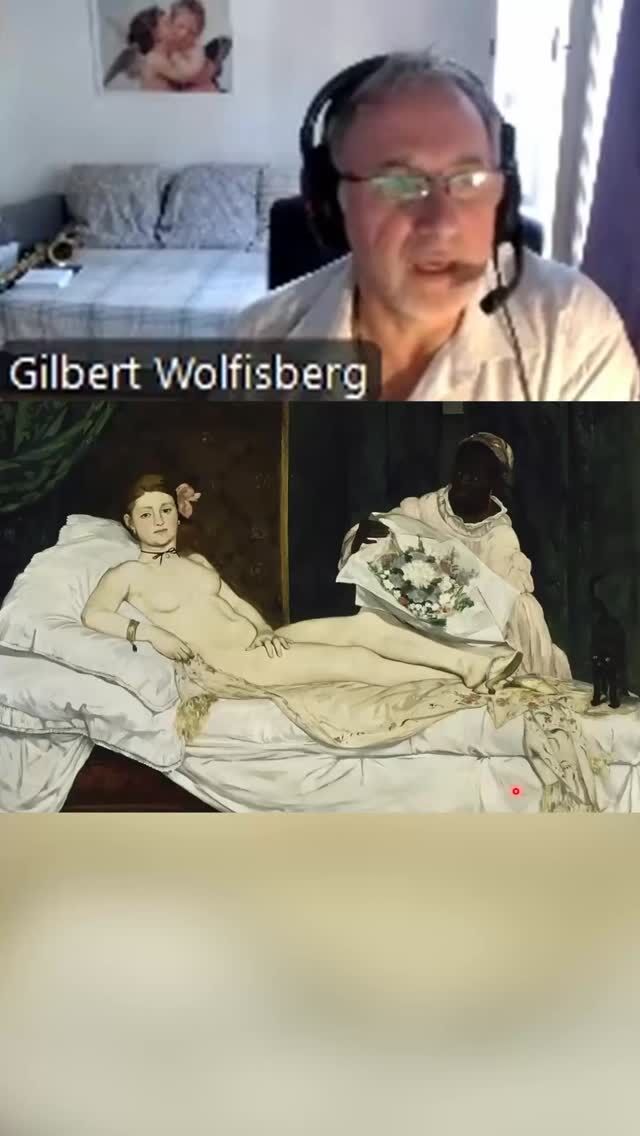 L’Olympia de Manet est un des grand tournant de l’histoire de la peinture. En effet quand Edouard Manet peint ce tableau en 1863 il pressent que c’est le moment de quitter le modelé ( principe de représentation du volume ) vieux de 400 ans. En faisant cela il libère la couleur ! #manet #L’Olympia#culturepeinture #histoiredelart  #peinture  #impressionisme #monet