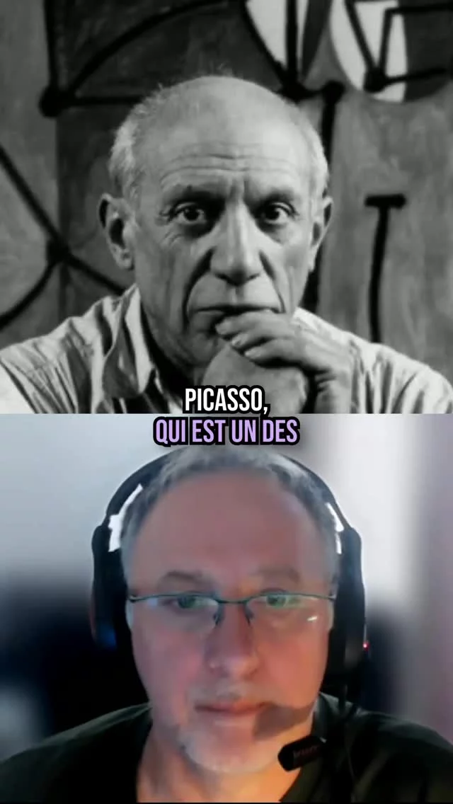 Picasso a influencé des générations de peintres. La série « Woman » de Willem de Kooning est un exemple de l’influence des «  Demoiselles d’Avignon » sur sa peinture. Il est également fascinant de constater dans cette esquisse de De Kooning qu’il utilise, lui aussi, une clé de lecture qui résume la construction du tableau et qui crée de la logique, de la cohérence et du Beau, malgré la laideur supposée du sujet.
#culturepeinture #dekooning #peinturecontemporaine