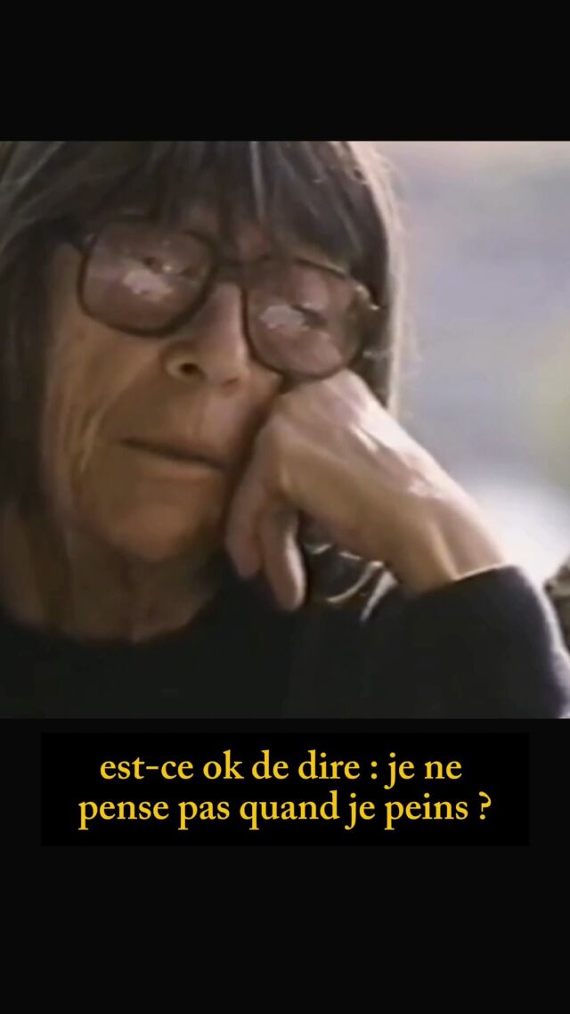 Quand vous peignez à quoi pensez-vous ?

#joanmitchell #interview #abstractpainting #ExpressionnismeAbstrait