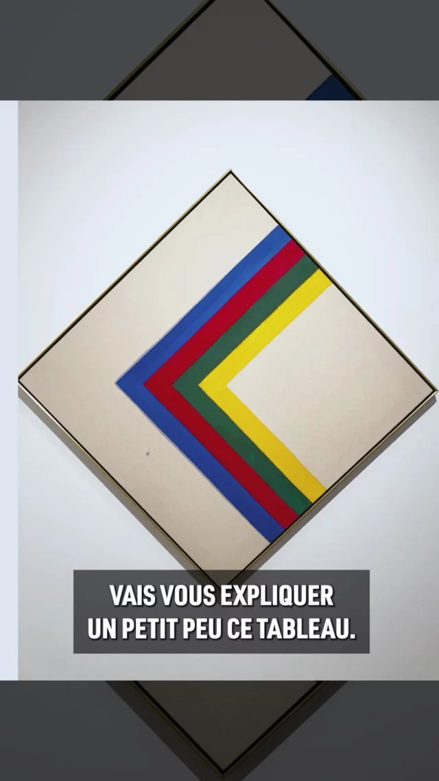 (PARTIE 1/2) À Art Basel, je vous montre comment Kenneth Noland organise la circulation du regard dans un tableau géométrique.

👉 On entre d’abord par le jaune
👉 Puis l’œil circule entre vert, rouge, bleu
👉 Les formes en carré et en L créent une vraie logique de lecture
👉 Et il y a une ambiguïté spatiale super intéressante : les plans semblent avancer / reculer selon la manière dont on regarde

La peinture géométrique n’est pas “froide” : elle est très construite, très vivante, et pleine de mouvements.

Vous voyez quoi en premier, vous ? 👀 #KennethNoland #ArtBasel #culturepeinture