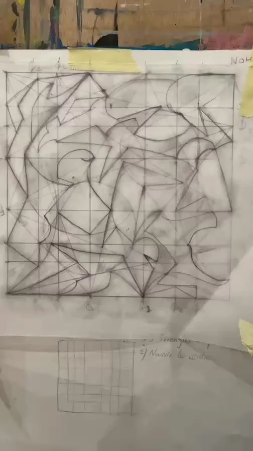 On entend souvent que la peinture serait seulement une affaire de liberté, de ressenti… et qu’au fond, il n’y aurait rien à comprendre.

Je trouve cela dommage.

Car derrière une peinture forte, il y a souvent un véritable langage : des structures, des rythmes, des rapports de formes, une construction.

Dans cette vidéo, je vous montre justement les dessous d’une composition réalisée par une élève : un travail abstrait construit sur le nombre d’or, avec des rythmes circulaires et un agencement très précis des formes.

Grâce au papier calque, on voit apparaître ce qui reste souvent invisible : l’architecture profonde du tableau.

La peinture, ce n’est pas seulement “j’aime” ou “je n’aime pas”.
C’est aussi un savoir, des outils, une intelligence du regard.

Pour celles et ceux que cela intéresse : culturepeinture.com